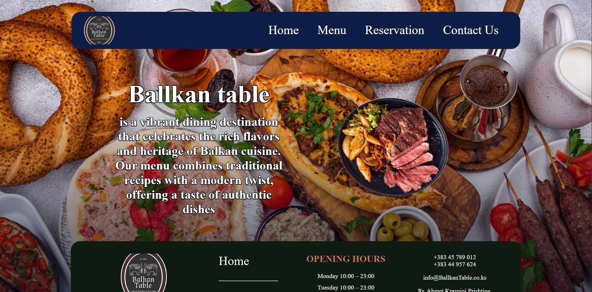 Ballkan Table